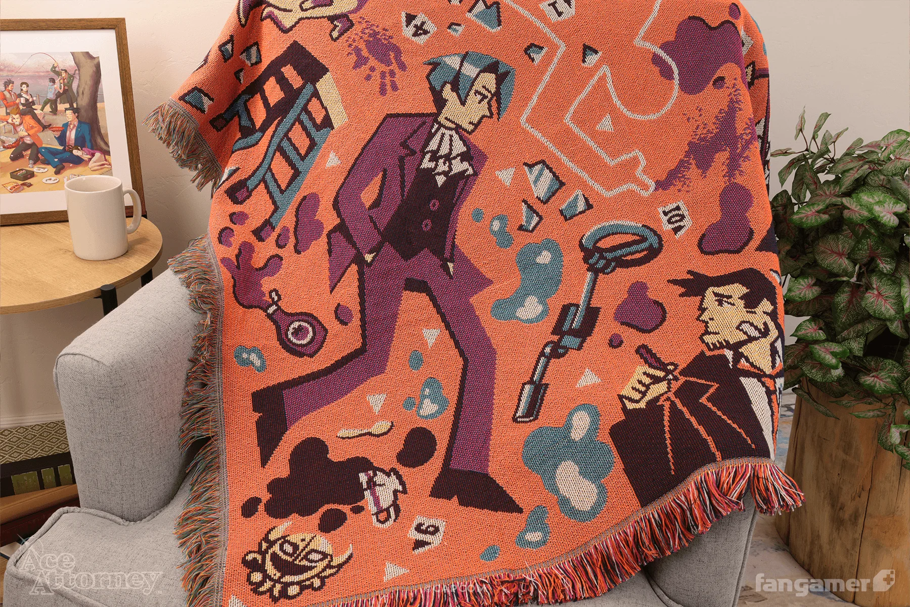 Crime Scene Throw Blanket - Image 7