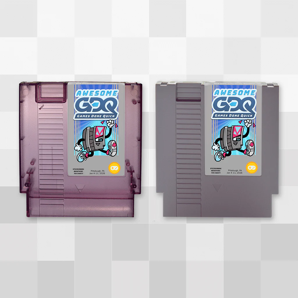 AGDQ 2026 Limited Edition NES Cartridge