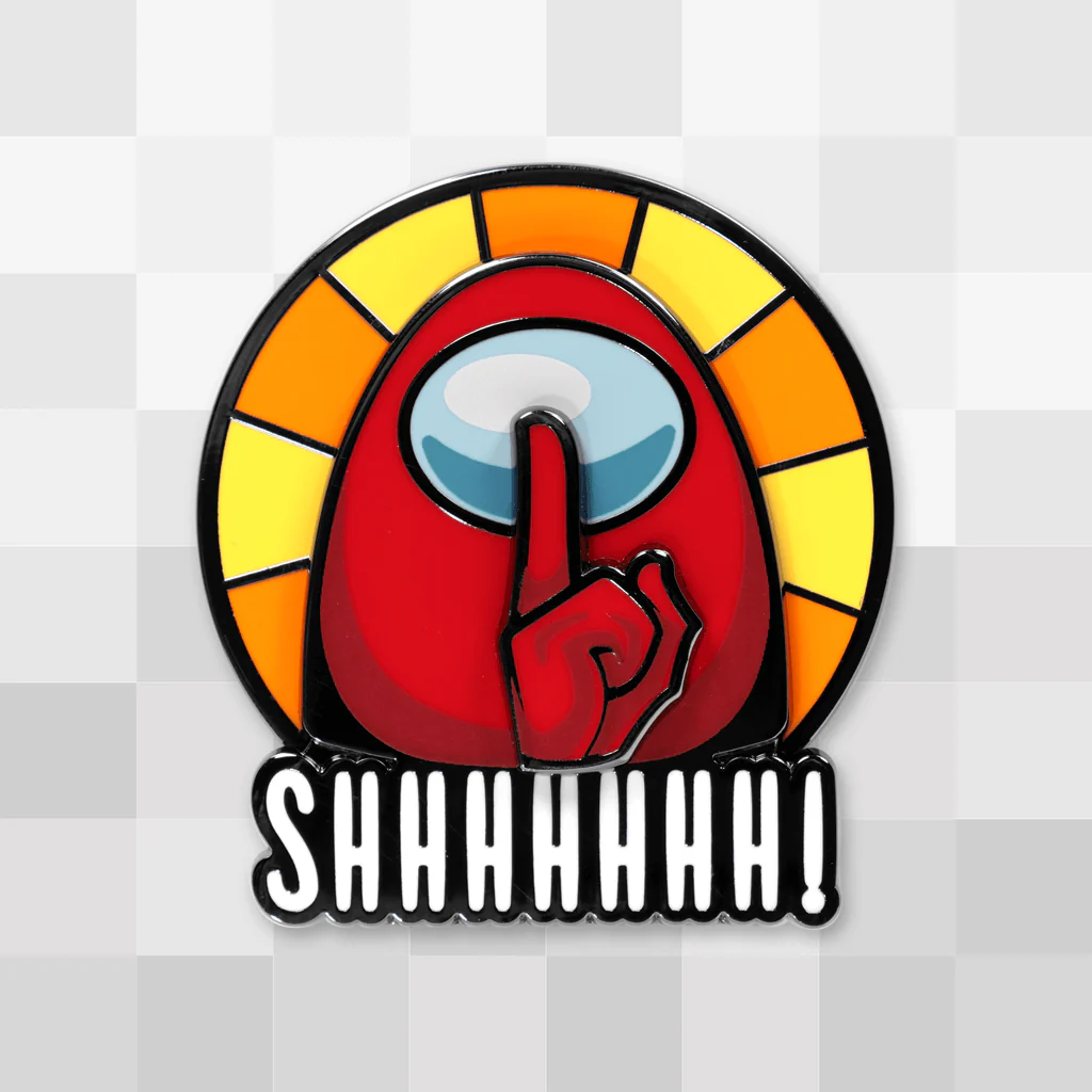 Shhhhhhh! Spinning Pin