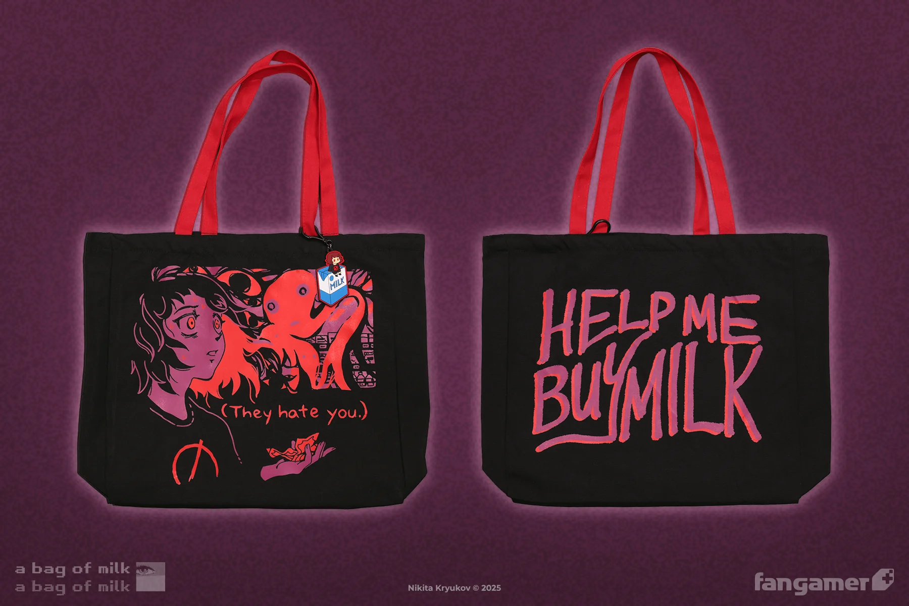 Help Me Buy Milk! Tote Bag - Image 3