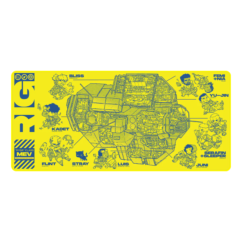 Rig Cross-Section Desk Mat - Image 2