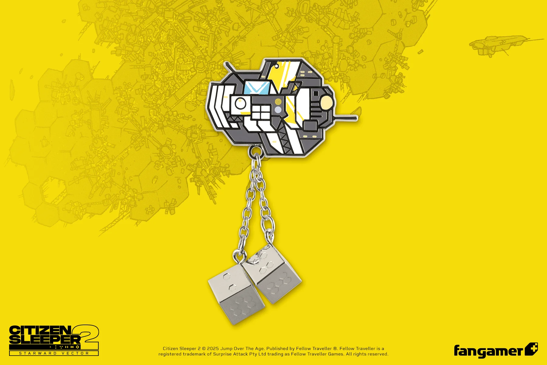 The Rig Hanging Dice Pin - Image 3