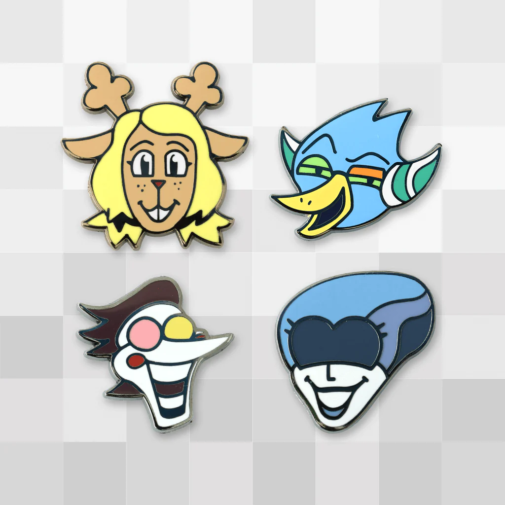 DELTARUNE Character Pin Set 3
