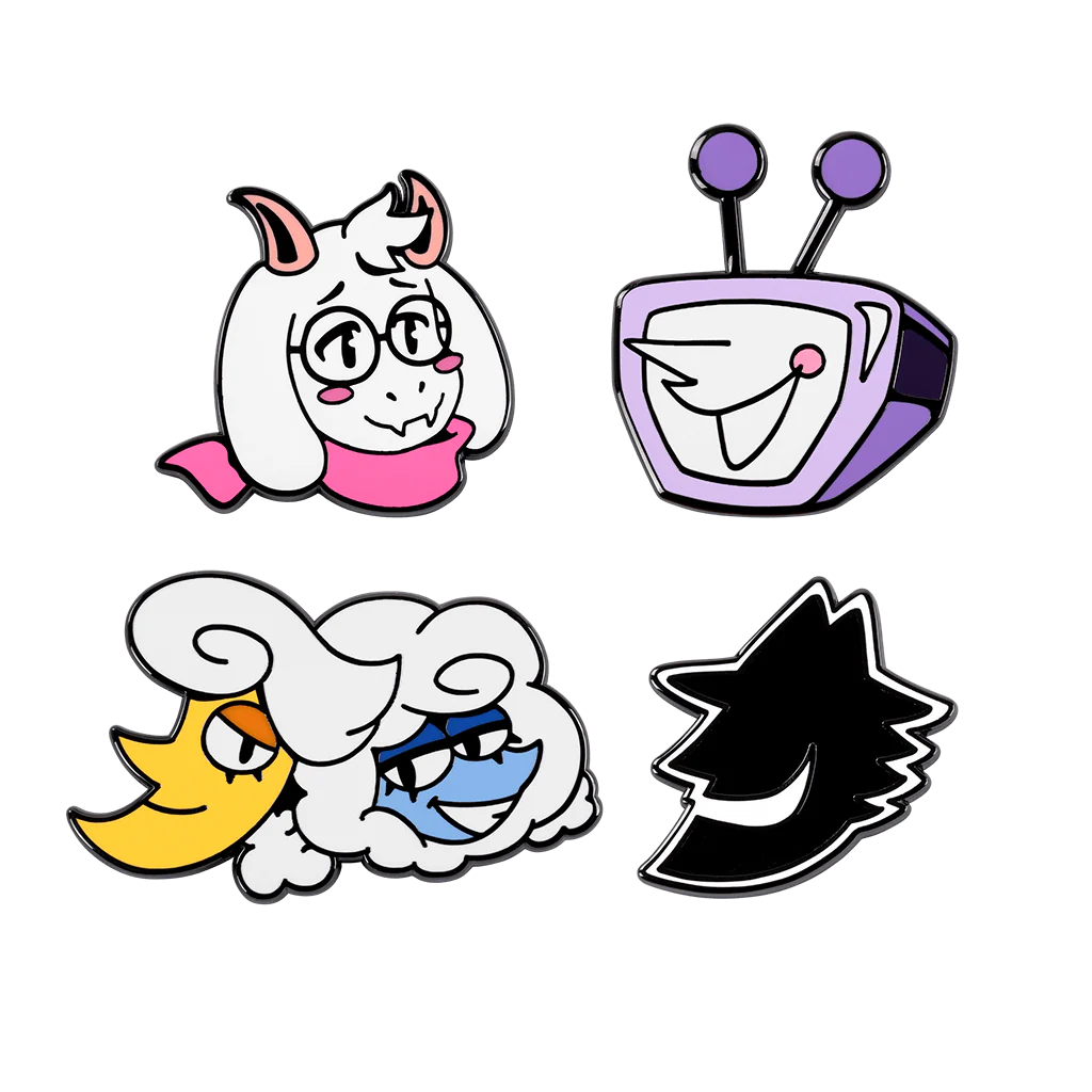 DELTARUNE Character Pin Set 4 - Image 2