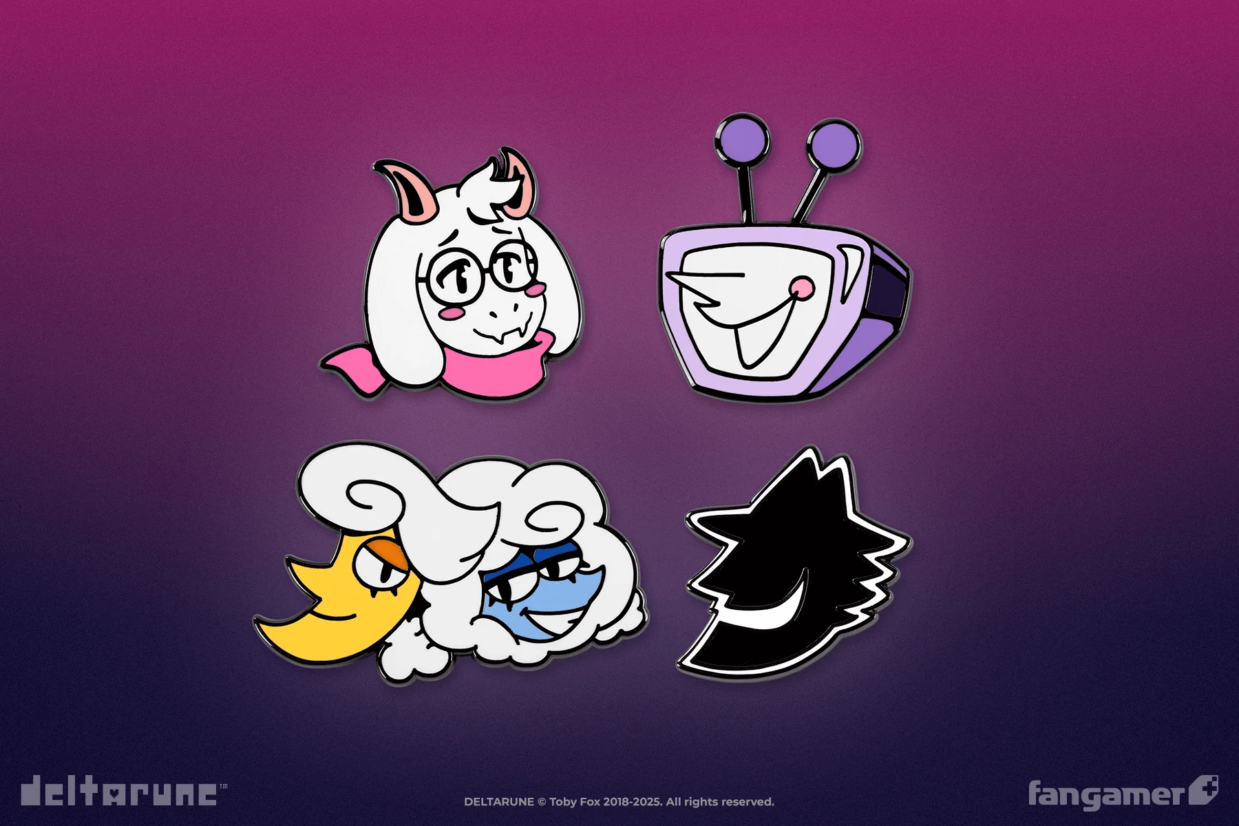 DELTARUNE Character Pin Set 4 - Image 3