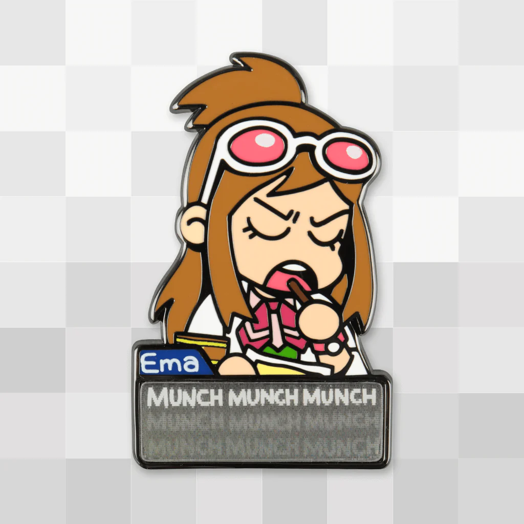 Snacking Ema Lenticular Pin