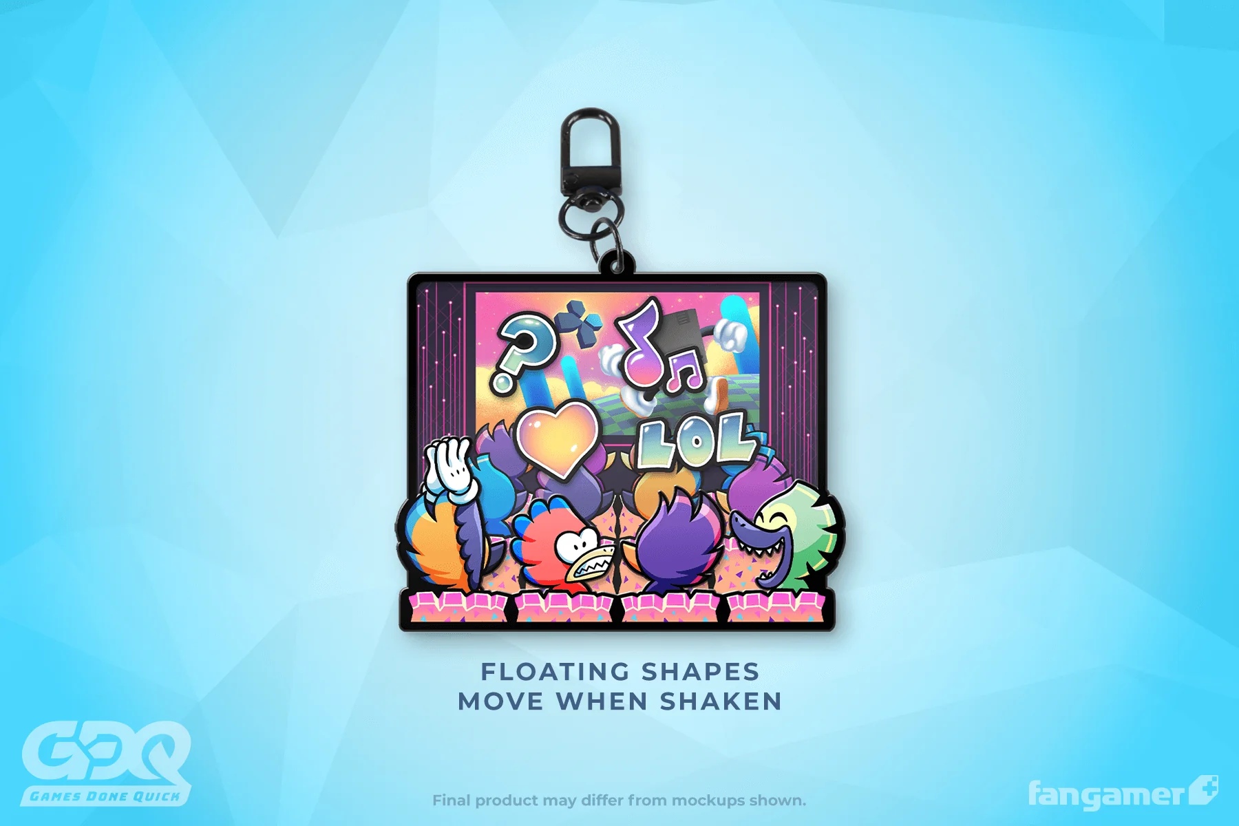 GDQ Interactive Crowd Shaker Charm - Image 3