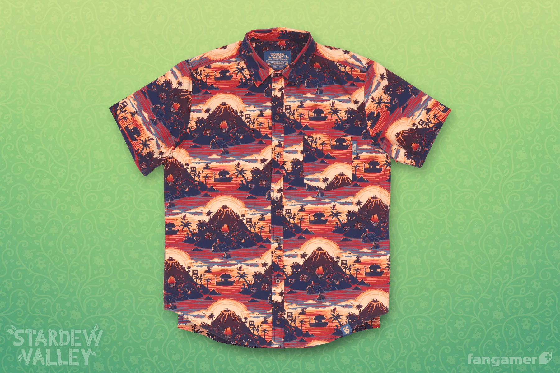 Ginger Island Resort Button Up Shirt - Image 3