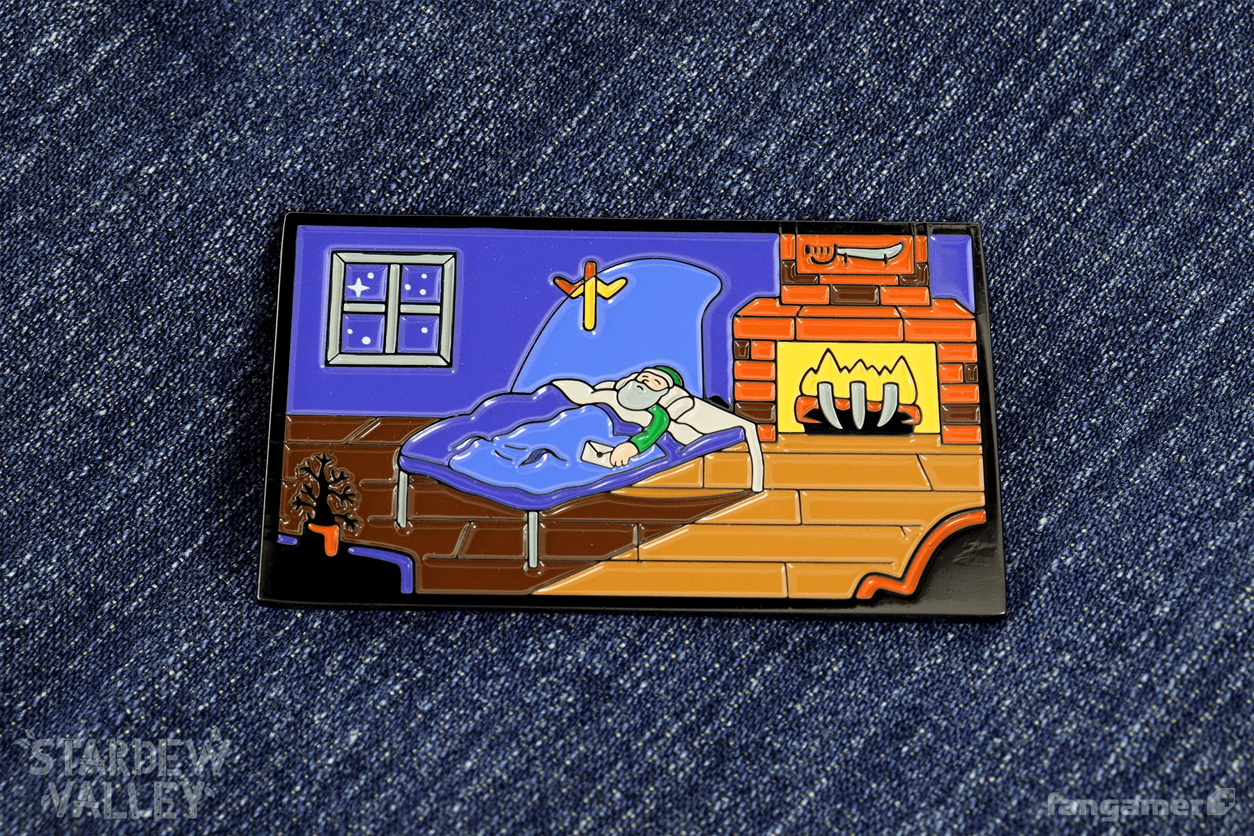 Grandpa's Bed Enamel Pin - Image 5