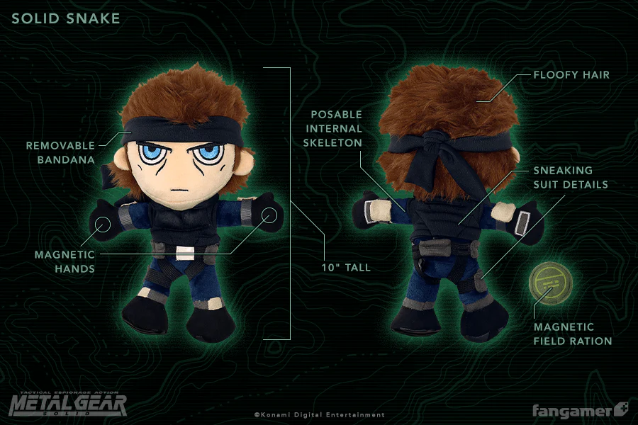 Snake and Otacon Plush Set - Image 6