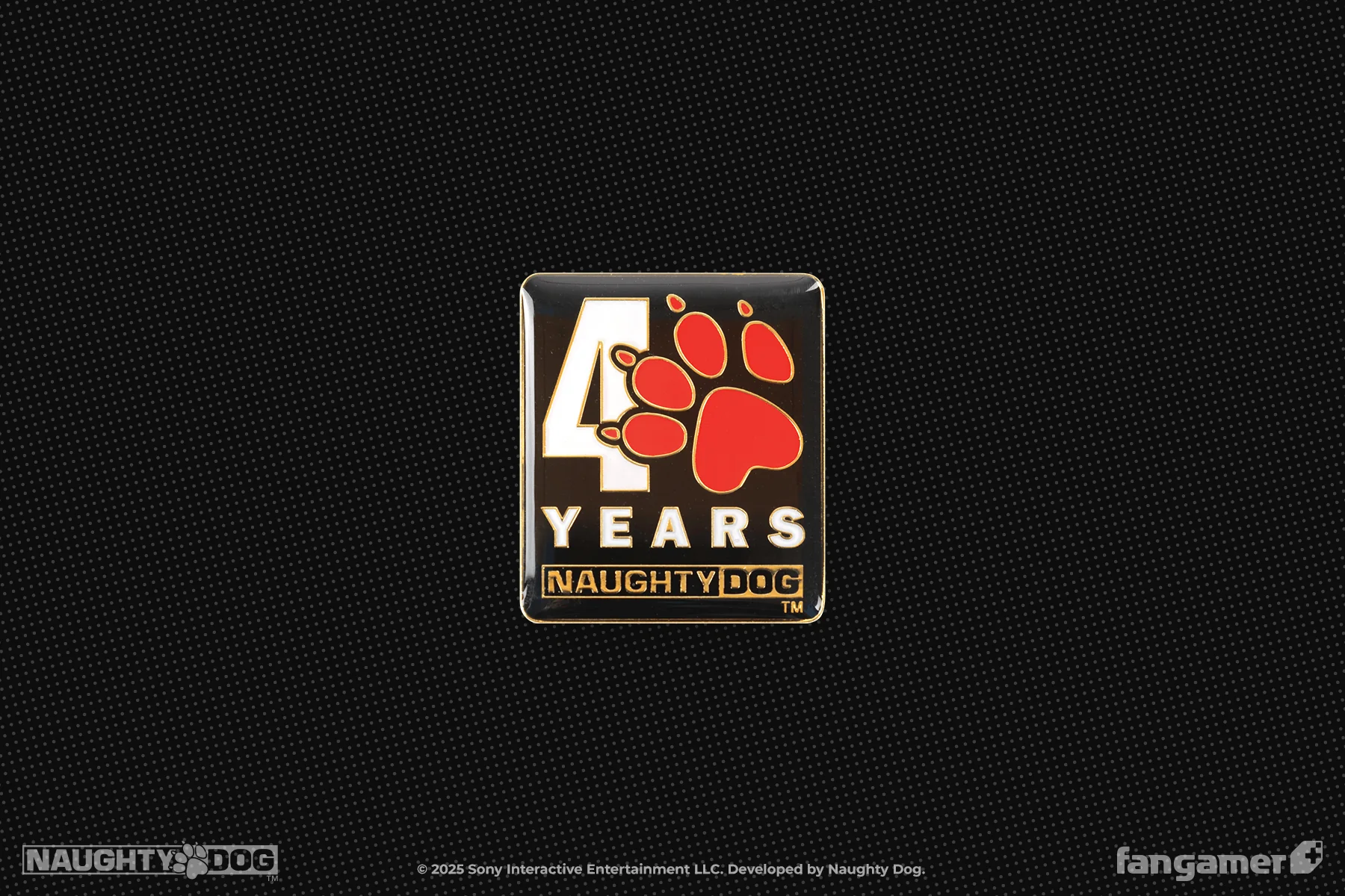 Naughty Dog 40th Anniversary Pin - Image 3
