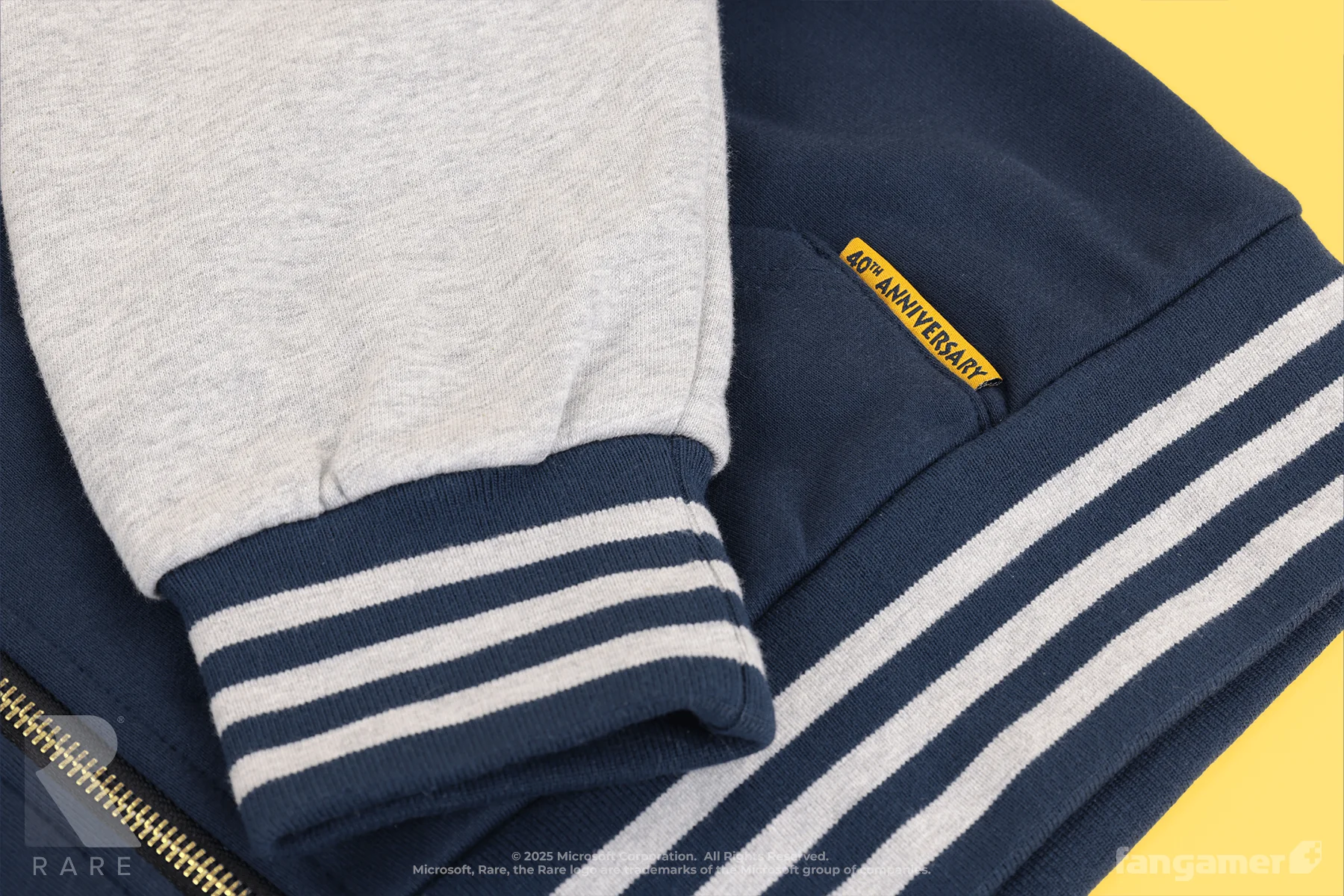 40th Anniversary Rareware Varsity Hoodie - Image 6