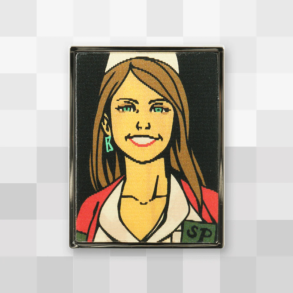 Bloody Lisa Lenticular Pin