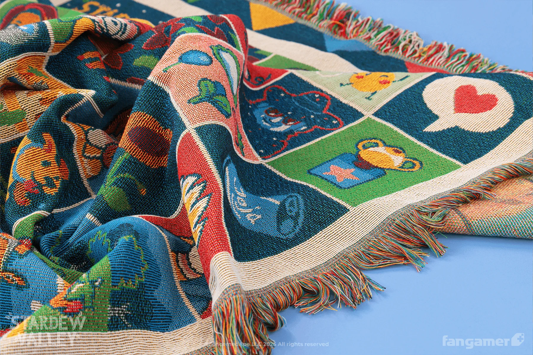 Farmhouse Patchwork Throw Blanket - Image 6