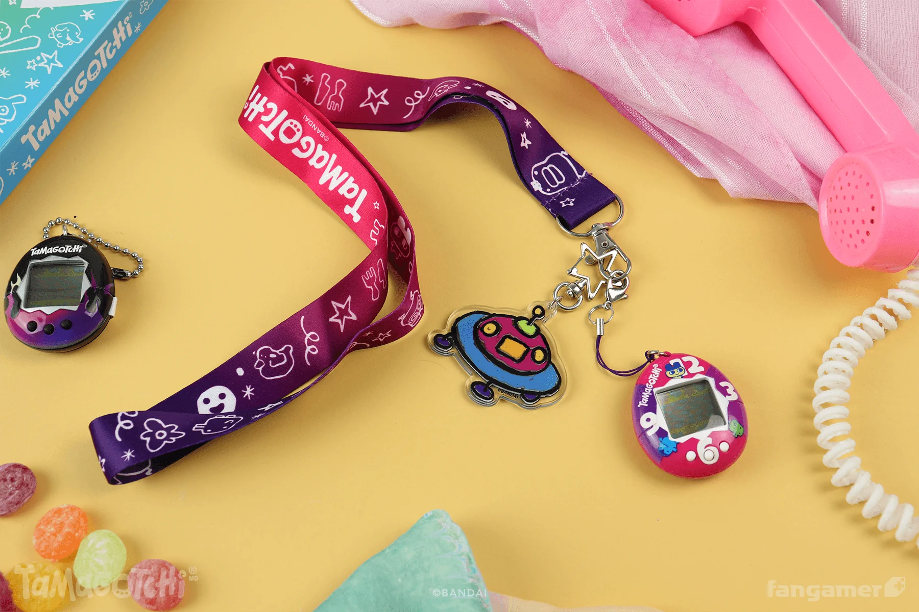 Tama-friends Lanyard and Keychain - Image 6