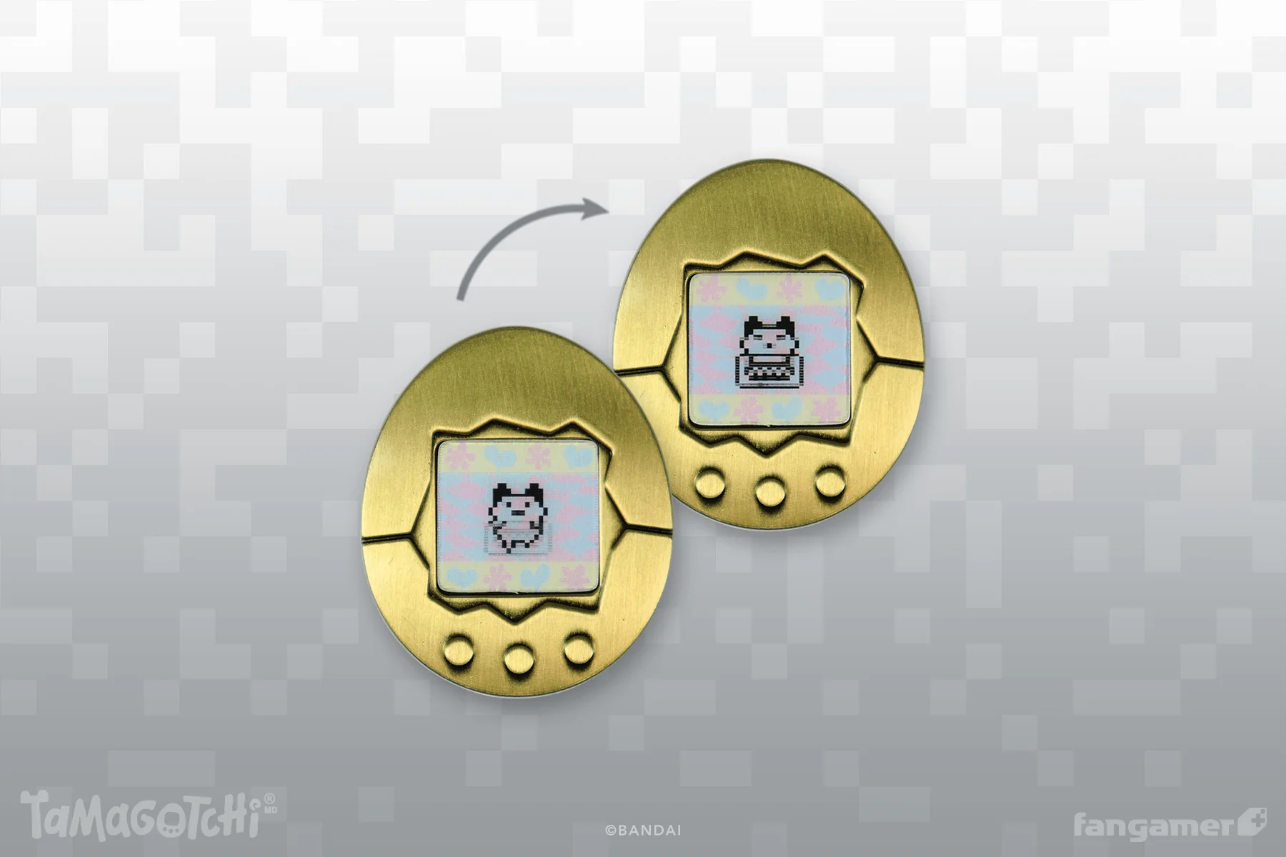 Tamagotchi Lenticular Pin - Image 4