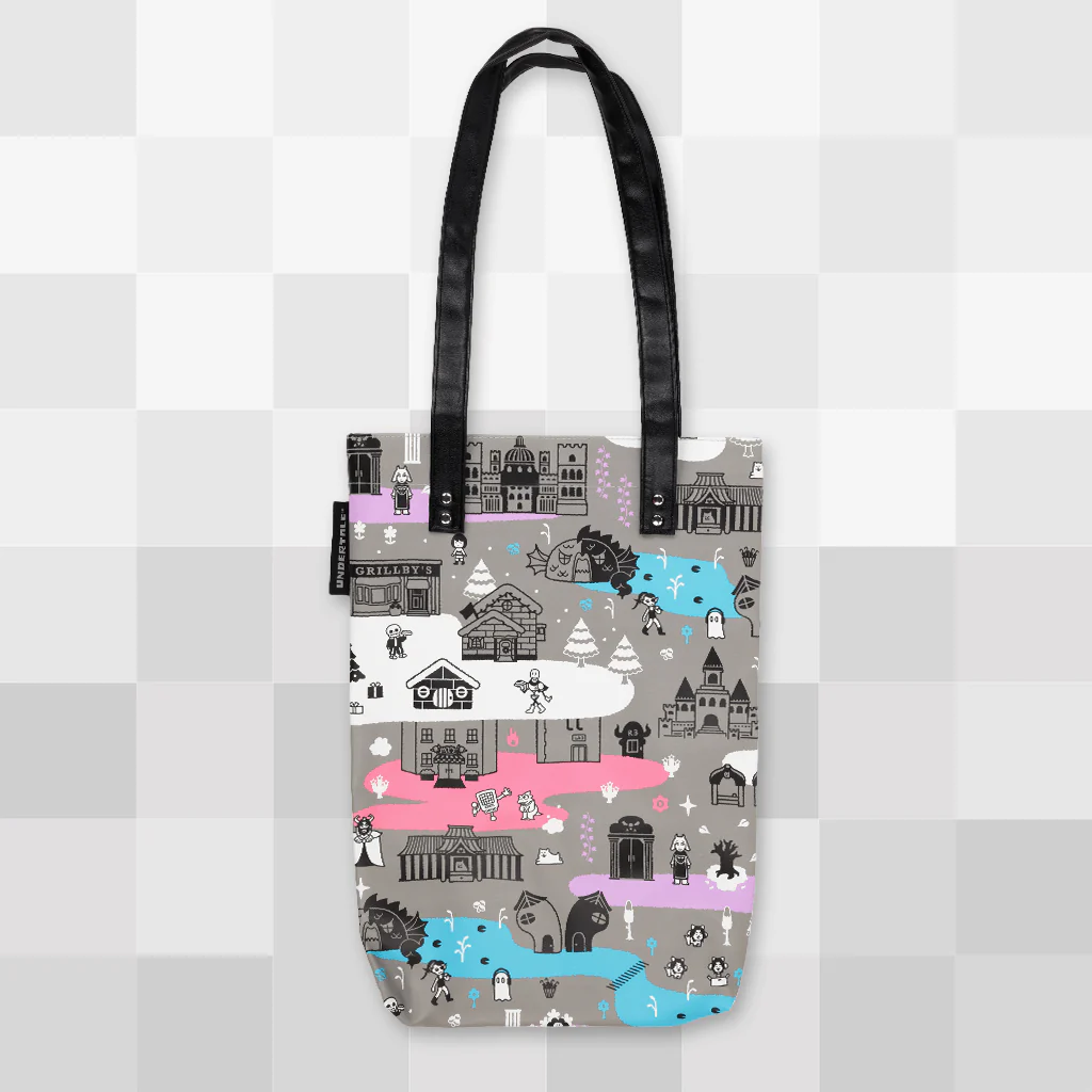 Underground Journey Faux Leather Tote