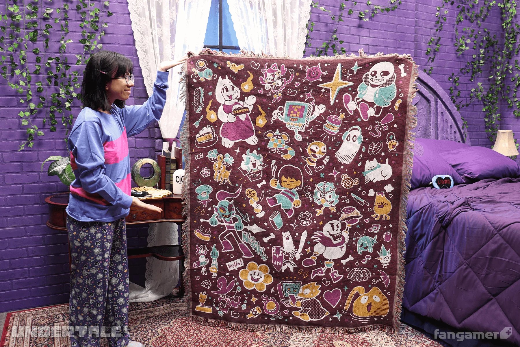 Friends and Foes Throw Blanket - Image 8