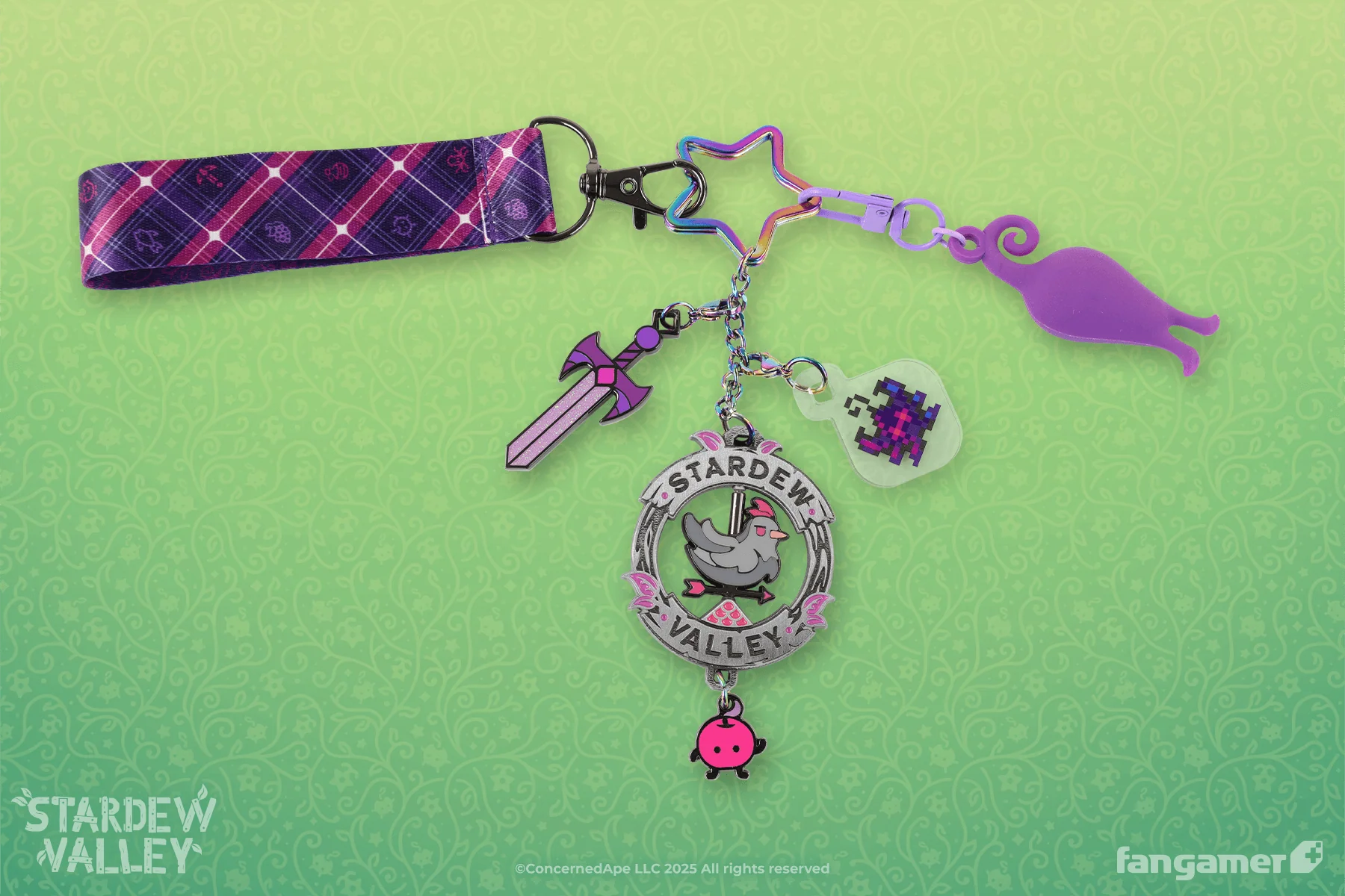 Void Farmer Spinning Charm Keychain - Image 4