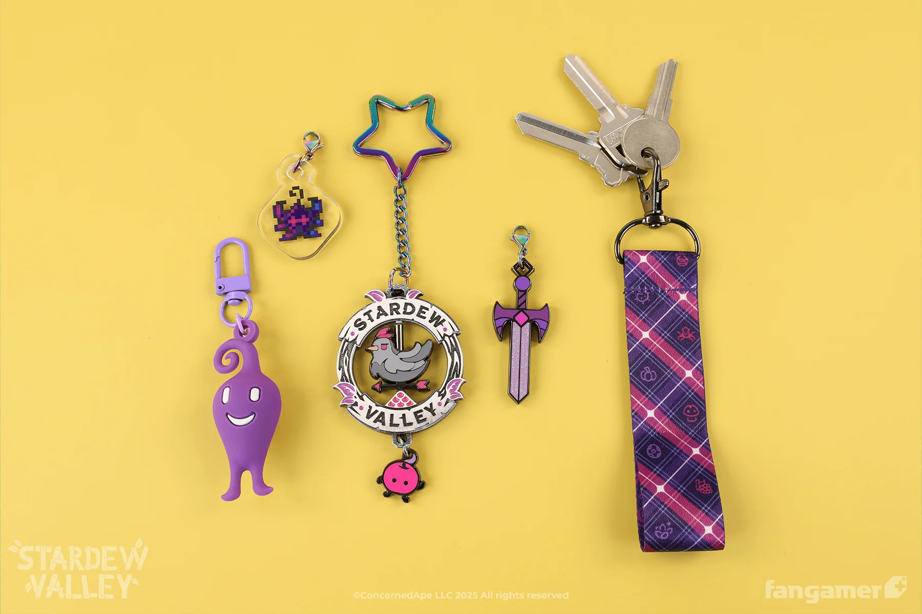Void Farmer Spinning Charm Keychain - Image 5